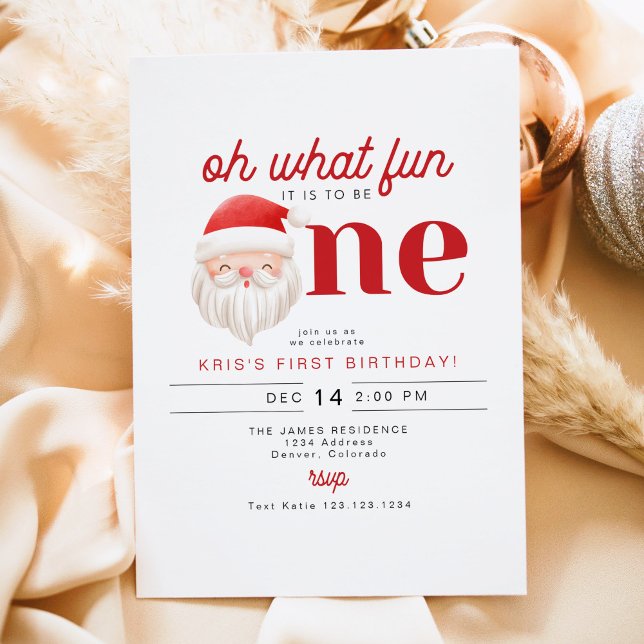 Convite KRIS Que Divertido Ser Um primeiro aniversario (Criador carregado)