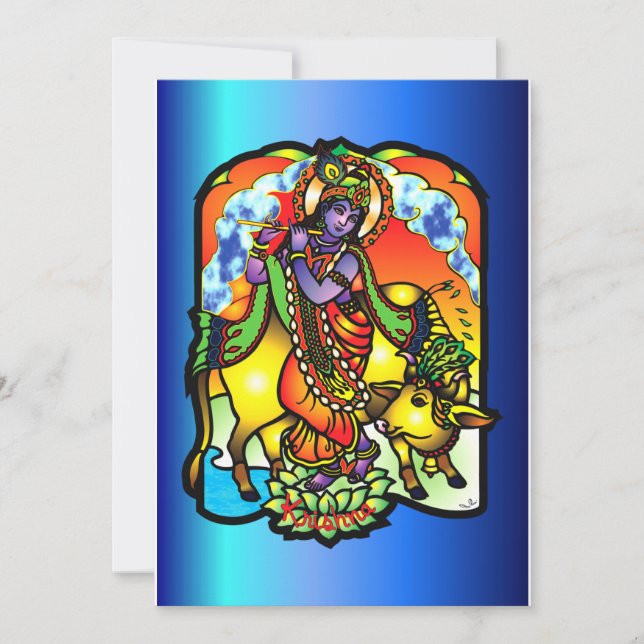 Convite Krishna (Frente)