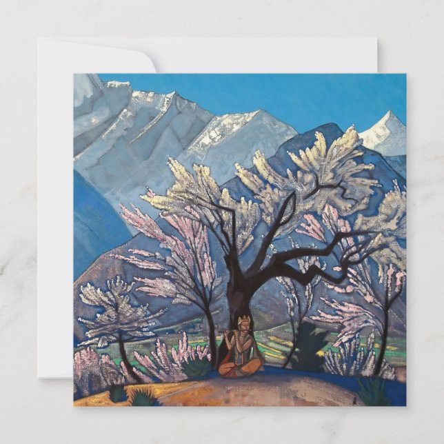 Convite “Krishna - Spring in Kulu” by Nicholas Roerich (Frente)