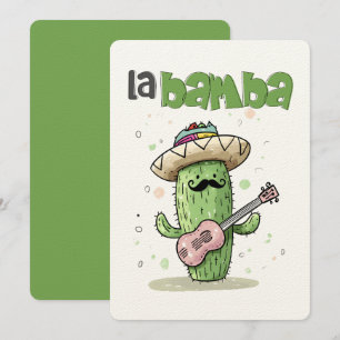 Convite La Bamba Cactus Jam – Uma Festa de Música no Cinco