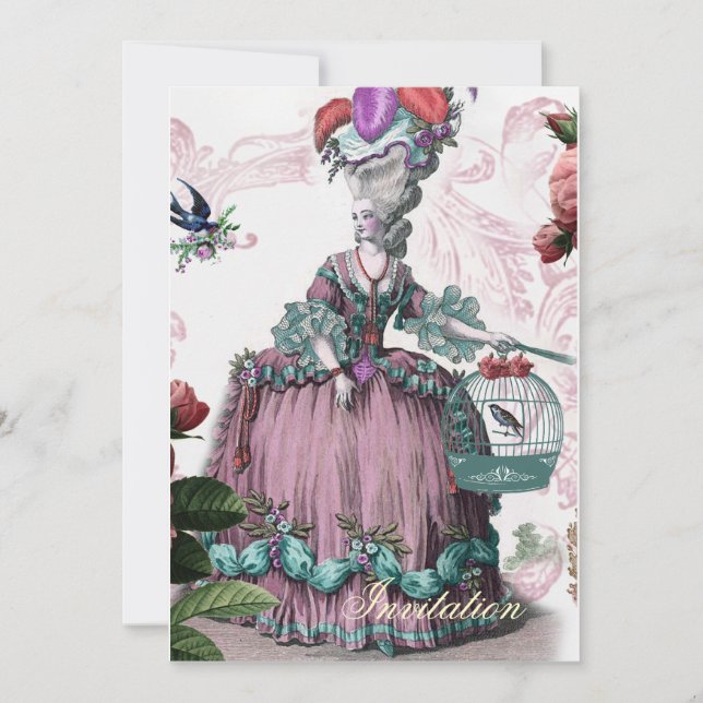 Convite la cage aux oiseaux (gaiola de aves) 2 (Frente)