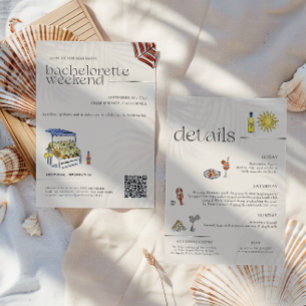 Convite La Dolce Vita   Bachelorette italiano