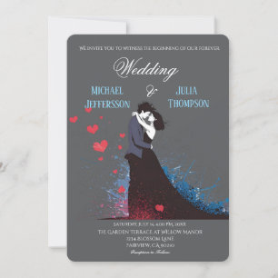 Convite La Dolce Vita French Inspiration Classic 1940s