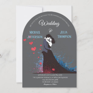 Convite La Dolce Vita French Inspiration Classic 1940s