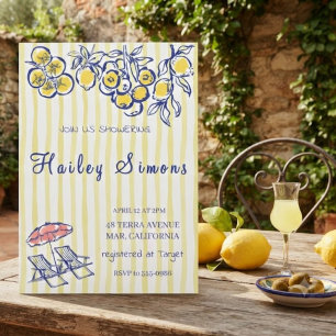 Convite La Dolce Vita Italiana Lemon Yellow