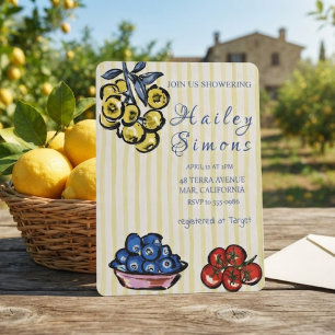 Convite La Dolce Vita Italiana Lemon Yellow