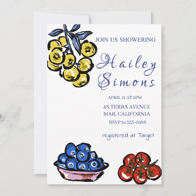 Convite La Dolce Vita Italiana Lemon Yellow (Frente)