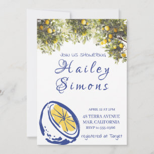 Convite La Dolce Vita Italiana Lemon Yellow