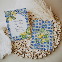 Convite La Dolce Vita Lemon Citrus Salvar A Data