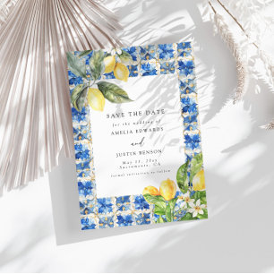 Convite La Dolce Vita Lemon Citrus Salvar A Data