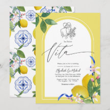 "La Dolce Vita" Lemon e Azulejo Casamento Italiano