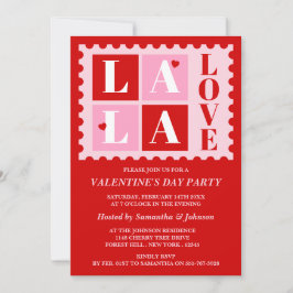 Convite La La Love Valentine’s Day Party Invitation