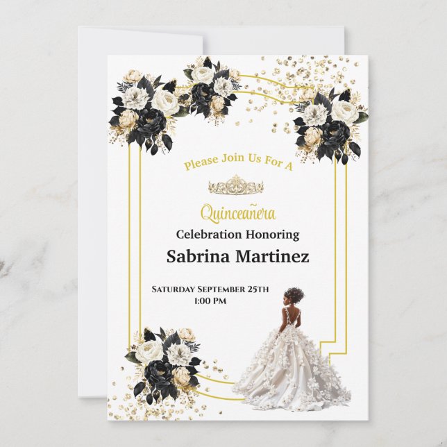 Convite La Quinceanera (Frente)