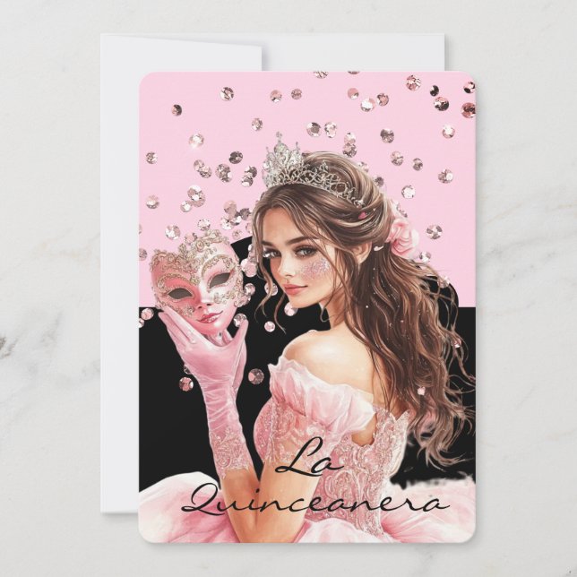 Convite La Quinceanera (Frente)