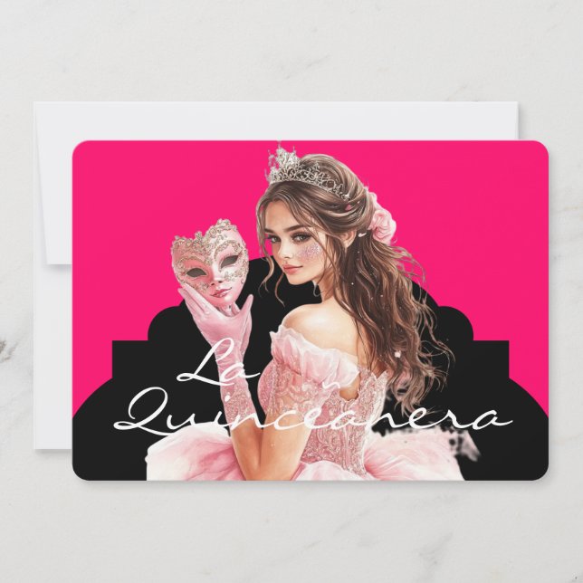 Convite La Quinceanera (Frente)