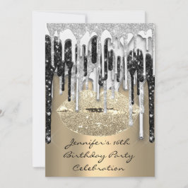 Convite Lábios do partido 16º Beijam Unidades de Brilho de