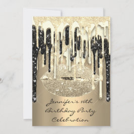 Convite Lábios do partido 16º Glitter de Prata Preta Beija