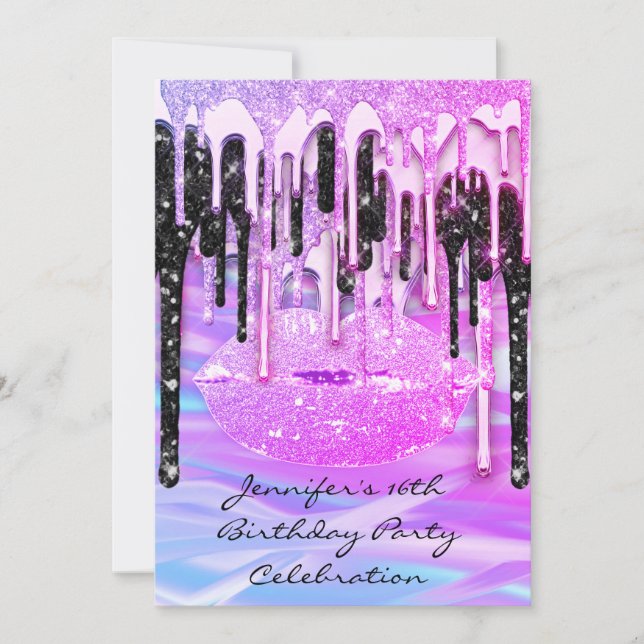 Convite Lábios do Partido 16, Derramamentos de Sereia Rosa (Frente)