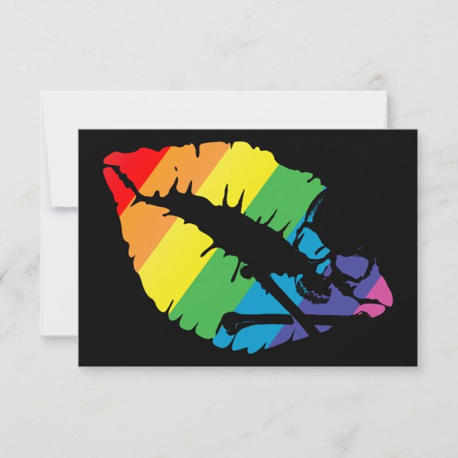 Convite lábios venenosos (Frente)