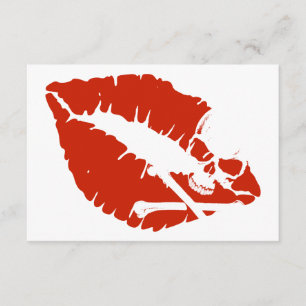 Convite lábios venenosos