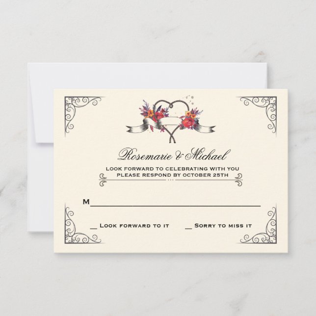 Convite   Laço Em Torno Da Minha Placa De Resposta Cardíac (Frente)