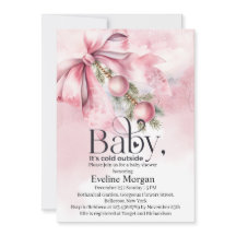 Laço Rosa Aquarela com Enfeites Chave de Bebê 