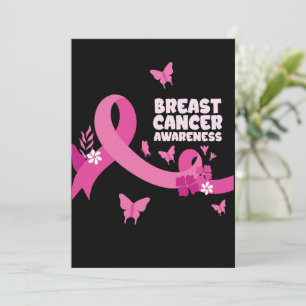 Convite Laço Rosa Mulheres Câncer Câncer de Mama Conscient