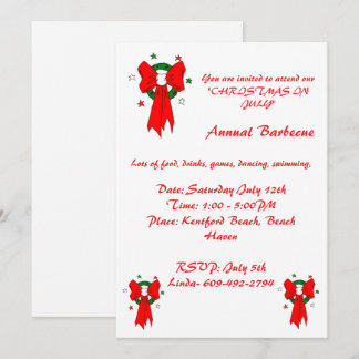 Convite - Laço Vermelho