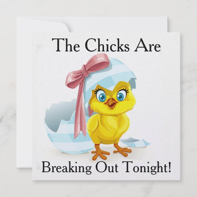 Convite Ladies' Night Humor / Despedida de Solteira  - SRF (Frente)