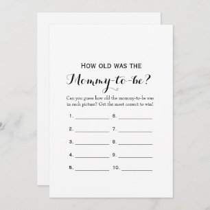 Convite Lado dobro jogos de 2 chás de fraldas como