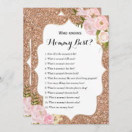 Convite Lado duplo - 2 jogos de Chá de fraldas