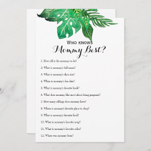 Convite Lado duplo - 2 jogos de Chá de fraldas