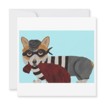 Convite Ladrão Corgi