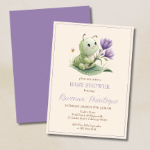 Lagarta Fofa Nome Personalizado Chá de Bebê