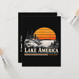 Convite Lago América 2026 Vintage