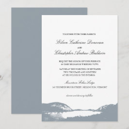 Convite Lago de Montanha Bonito| Casamento