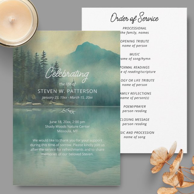 Convite Lago de Montanha, Celebração do Programa Funeral L (Criador carregado)