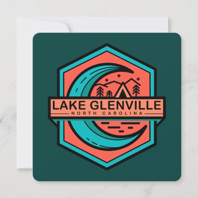 Convite lago glenville moon shine hexa (Frente)