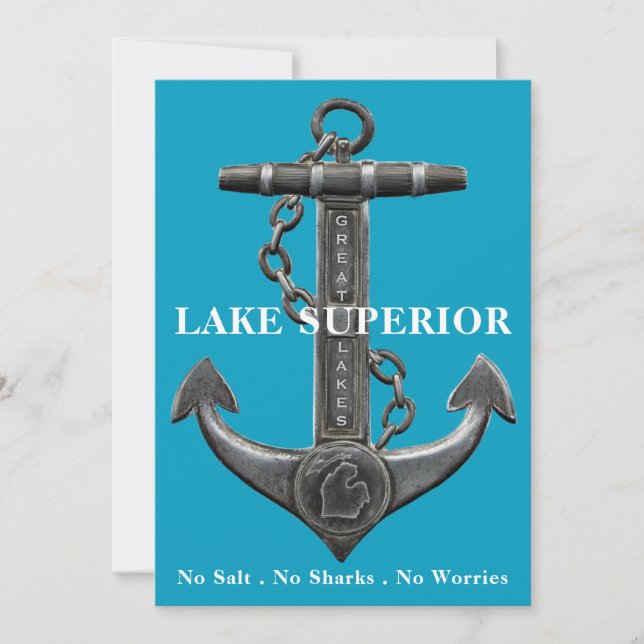 Convite Lago Superior Excelente Lake (Frente)