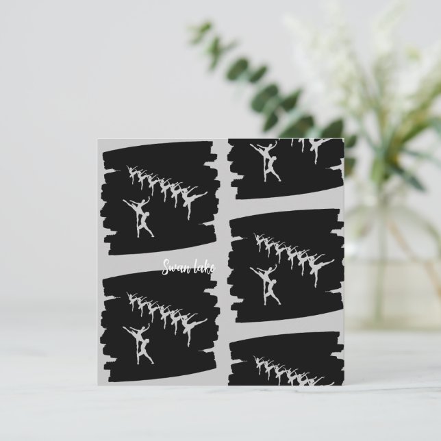 Convite Lago Swan (Em pé/Frente)
