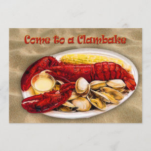 Convite Lagosta e Clambake