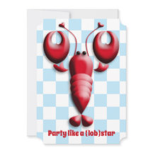 Lagosta Lobsterbake Coração de Lagosta Vermelha Cu