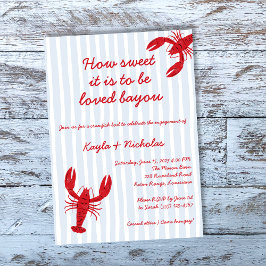 Convite Lagosta Noivado Amado Bayou