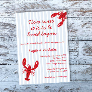 Convite Lagosta Noivado Amado Bayou