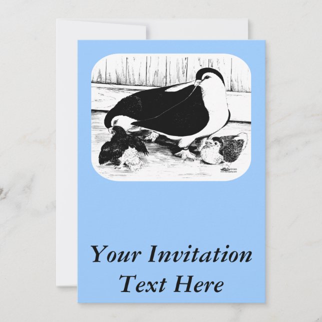 Convite Lahore Pigeons 1980 (Frente)