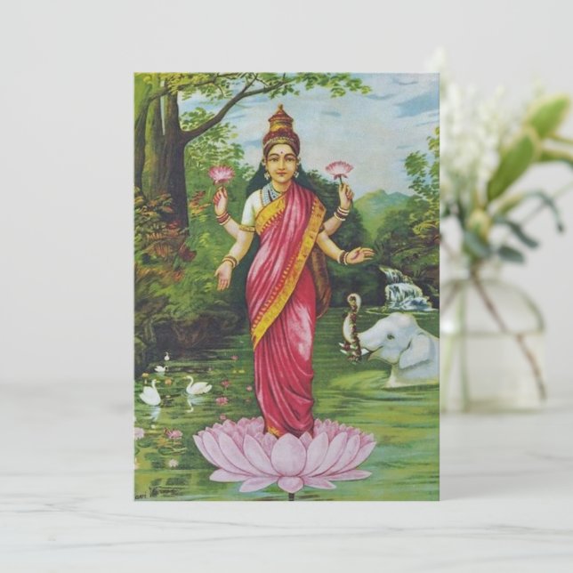 Convite Lakshmi (Em pé/Frente)