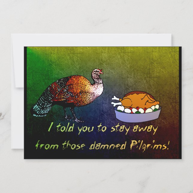 Convite Lamentação de Turquia (Frente)