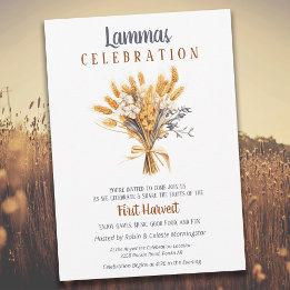Convite Lammas Pagan Fall Harvest Buquê