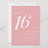 Lâmpada Rosa Suave | Girly Simple Sweet 16 Anivers