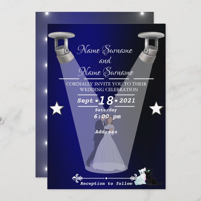 Convite Lâmpadas (Frente/Verso)